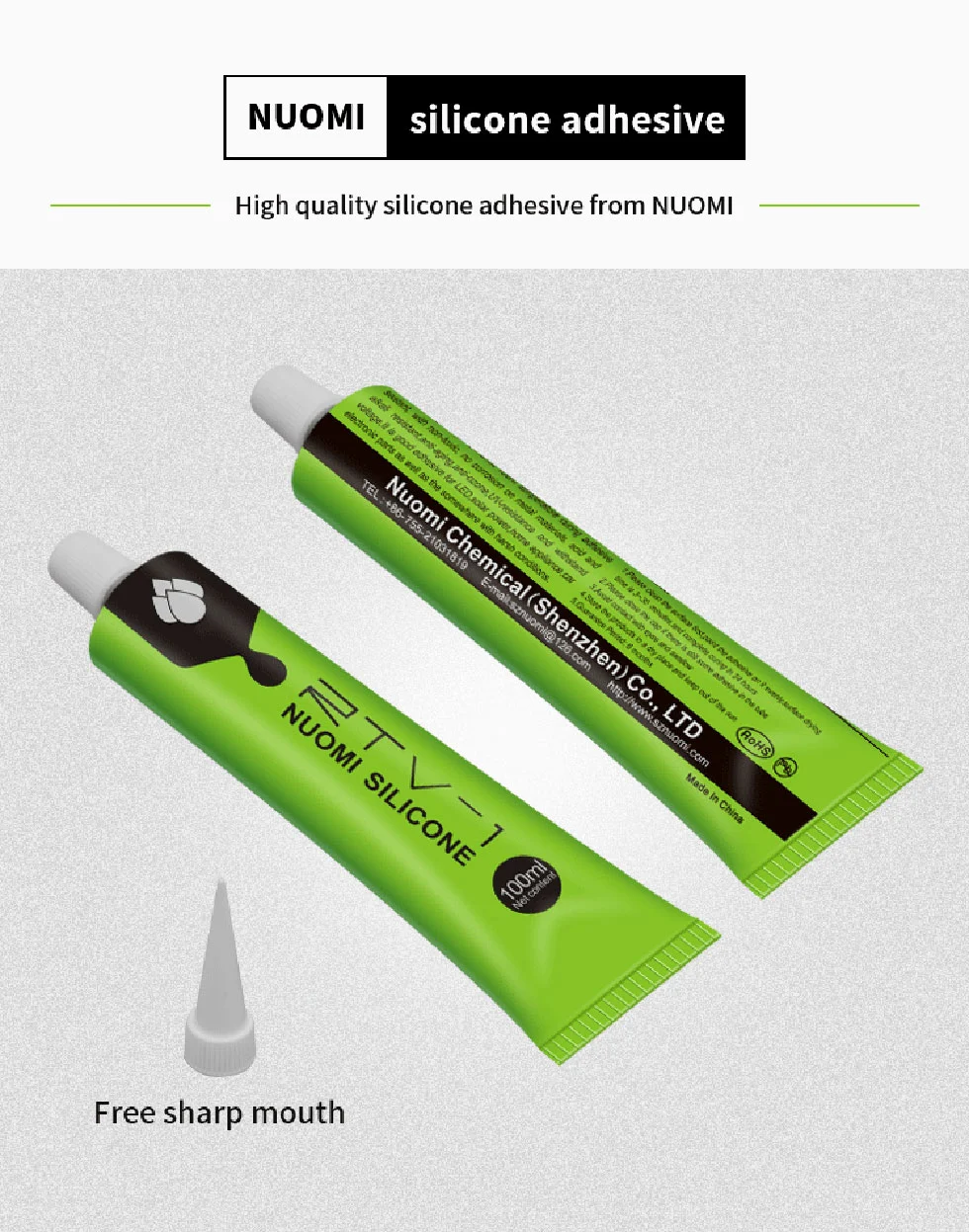 Highly RTV-1 Silicone Adhesive